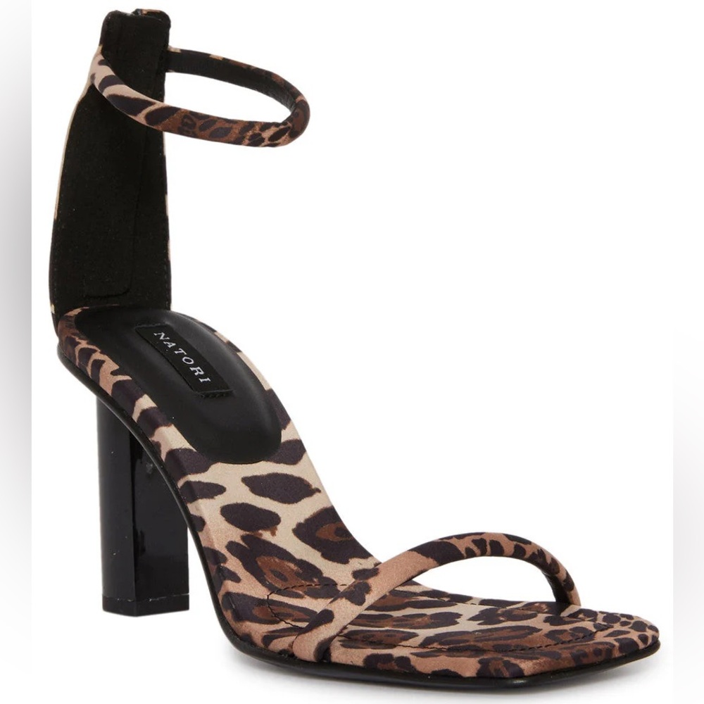 Authentic Natori Satin Cheetah Heels